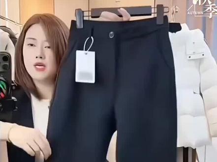 王炸裤型~筷子腿休闲烟管裤女2026春季新款显瘦九分直筒西装裤#显瘦裤子 烟管裤搭大衣真的绝了!#百搭神裤 #小个子穿搭 #显高显瘦显腿长 #加绒烟管裤