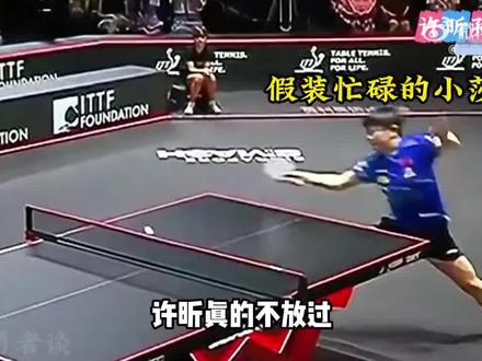 许昕真的不放过每个蛐蛐孙颖莎的机会,许全面每次解说莎莎的比赛都很好玩。