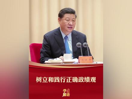 总书记引领树立和践行正确政绩观(来源:新华社)