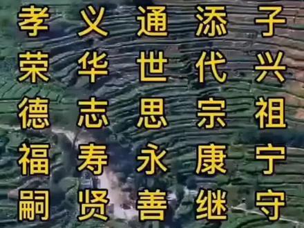 延陵堂吴氏家族字辈分大全 #吴 #吴氏家族文化传承