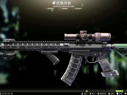 #逃离塔科夫 新版T0武器 NL545 下图改枪