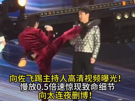 向佐飞踢主持人高清视频曝光!慢放0.5倍速惊现致命细节