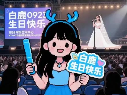 通往幸福的路 我只想走见面这一条🥹
#白鹿 #白梦妍 #像素画