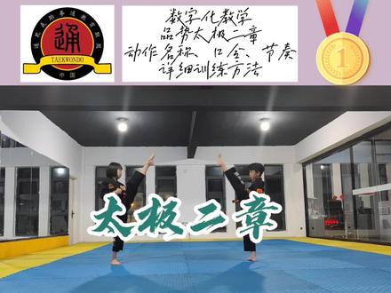 #抖音热门 太极二章详细教学#通乾義跆拳道 正在学习的有福了#北势师範团 点赞收藏吧#少年强则国强