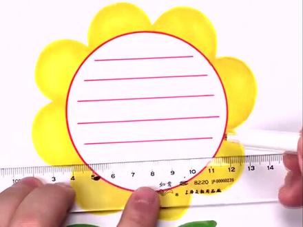 用圆形画出一款春天题材的手抄报边框@抖音小助手