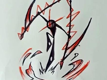 火柴人 51时间已经过半#火柴人元素 #创意简笔画 #手绘教程 #火柴人 #简笔画教程