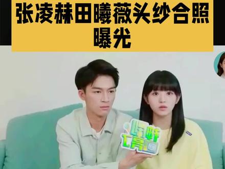 张凌赫田曦薇头纱合照曝光#娱乐八卦新闻娱乐明星
