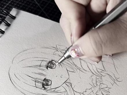 这种画风好萌 #古早画风 #绘画#手绘#画画#画画过程