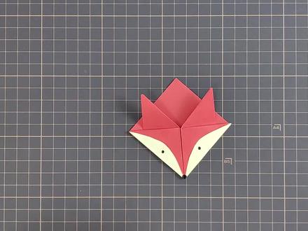 小狐狸书签折纸,好看又实用,只需简单几步,新技能get #手工 #折纸