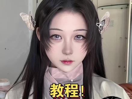 #cos造型假发 #创作者中心 #创作灵感 香奈惠真发cos剪刘海➕发型教程#蝴蝶香奈惠 #鬼灭之刃