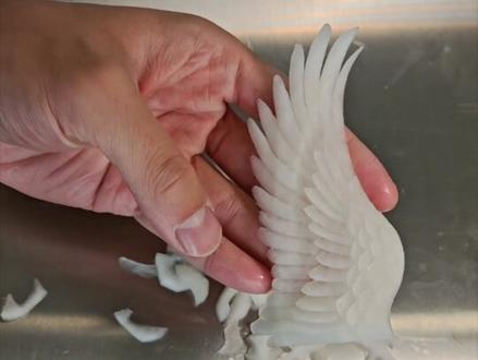仙鹤翅膀视频教程来了#食品雕刻 #手艺人