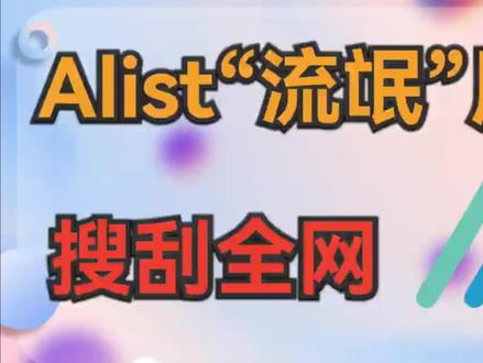 Alist流氓用法,搜刮全网资源