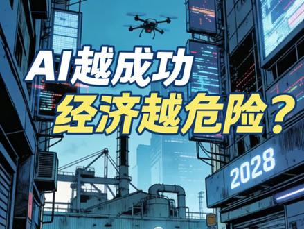 2028人工智能危机报告,AI越发展,经济越危险?#人工智能#AI#危机 #经济 #抖音精选