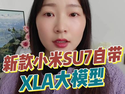 新认知大模型XLA登场#小米汽车 #XLA #智能辅助驾驶 #新款小米su7 #我和我的小米汽车