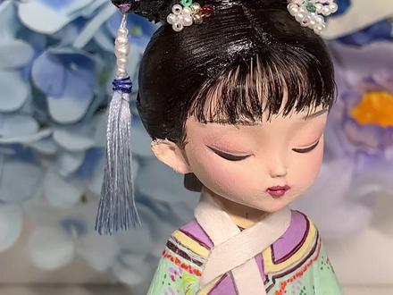 石膏娃娃涂个浣碧🌿 甄嬛传员工系列开始啦!你们喜欢的掌事姑姑和贴身丫鬟是谁呢?记得告诉我喔~ #大牌试用 #手工diy #甄嬛传#浣碧#改造