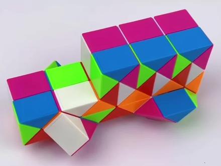 百变魔尺教程72段魔尺教程小卡车#魔尺24段玩法大全 #72段魔尺教程 #益智玩具 #斜转魔方教学