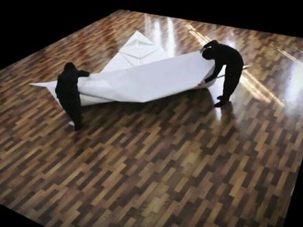 折大犀牛就要用大纸🤪😎#创作灵感 #折纸 #犀牛 #刘通的日常 #vlog日常 @DOU+小助手