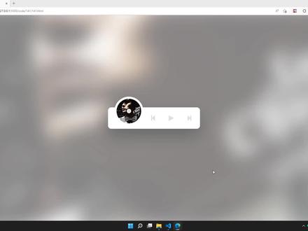 HTML5+CSS3+JS小实例:迷你音乐播放器(上) #html #css #js #播放器 #音乐播放器