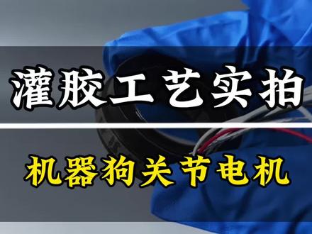 揭秘机器人关节电机在用的灌胶工艺#电机 #无框力矩电机 #关节电机