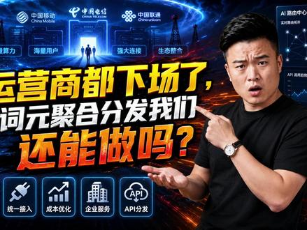 运营商都下场了,词元聚合分发我们还能做吗? #Token #词元 #Token代理 #Token经济 #词元经济
