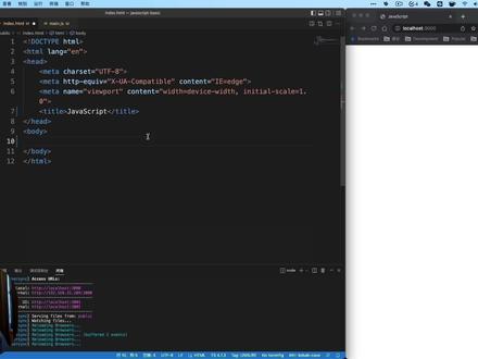 HTML文档内嵌套JavaScript代码片段 #JavaScript #程序猿依力 #ES6 #科技 #程序员 #编程学习