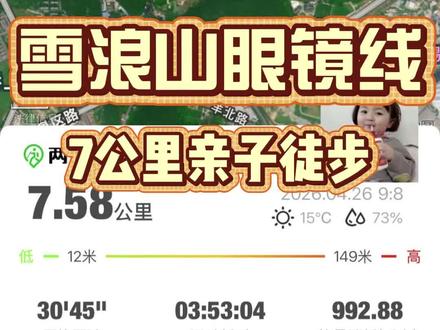 雪浪山眼镜线,无锡周末亲子徒步好去处! 全程7公里,轻松有趣不废妈,快来挑战吧!#一起来徒步吧 #无锡旅游 #亲子徒步 #江浙沪周边游 #雪浪山