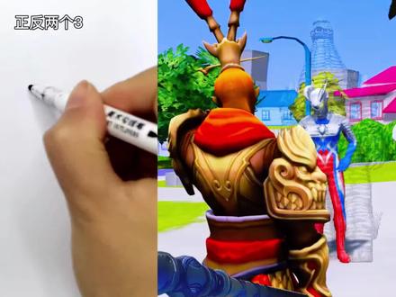 “全网呼叫!十万天兵已就位,就等你喊一声‘大圣’!”#孙悟空儿童画 #简笔画 #儿童西游记动画片