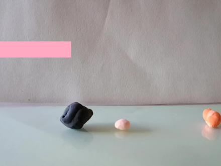 扎着小辫子的小女孩,亲子黏土创意手工制作过程 #手工diy #创意手工 #粘土教程 #手工制作 #儿童手工 #亲子互动 #黏土 #粘土手工 #手工 #粘土