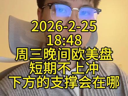 黄金又要“耍心机”?今晚欧美盘关键支撑位解析#黄金 #贵金属 #黄金分析