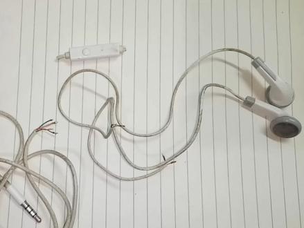 手机耳机断线了怎么办?修一个看看效果 #手工制作 #耳机维修