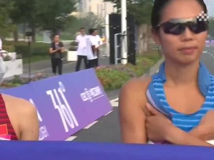 #2023杭州亚运会 女子20km竞走开战,中国健儿#杨家玉 #马振霞 出战,加油!#杭州亚运会