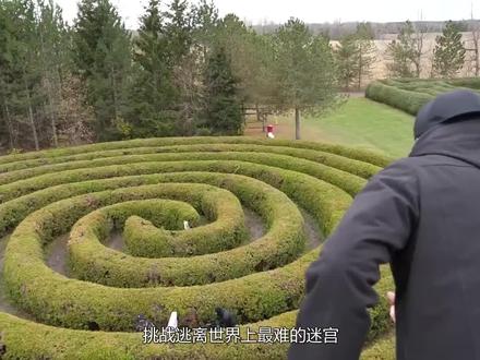 挑战逃离世界上最难的迷宫,奖金足足285万,刚进去竟就迷路了