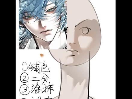 邪修版二分光影教程 #绘画教程 #绘画小白 #板绘教程 #光影教程 #伪厚涂教程