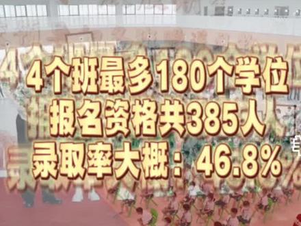 省实云城2023年报名资格人数385人,超过4个班招生计划,将于6月6日进行电脑摇号录取!#省实云城校区 #幼升小#小学#摇号