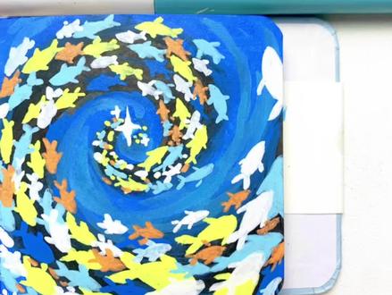 你一不小心画出了风景巨作#丙烯马克笔 #跟着抖音学画画 #丙烯画#绘画教程 #零基础学画画
临摹@阿秋秋今天画画了吗