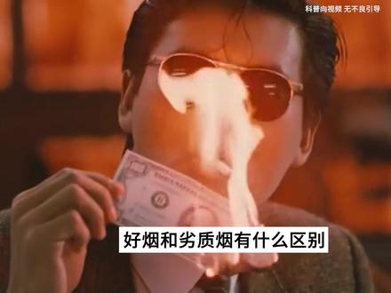 好烟和劣质烟有什么区别? #拒绝废话#省流#冷知识
