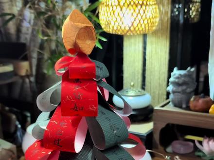 圣诞树教程来啦~叫你会写字的朋友给你做起来!#手工圣诞树 #手工diy #圣诞的100种打开方式 #圣诞节 #小楷