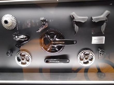 全新喜玛诺dura ace 9270 di2试用2 有变速声音。#公路车 #自行车 #喜玛诺