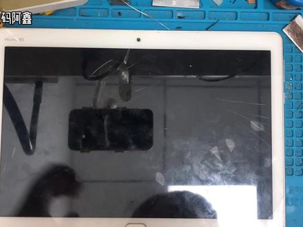 华为平板m3青春版拆机教程,屏幕拆解过程,尾插更换(手机维修) #