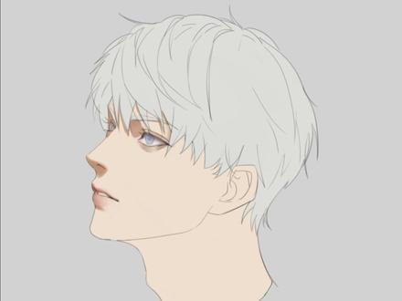 听说你不会画白发男? HOLA 今天速涂一张沈星回,希望大家喜欢啦,这次画的有点快,有些没录上...耗时97分钟#速涂练习 #厚涂 #厚涂头像 #板绘 #绘画教程