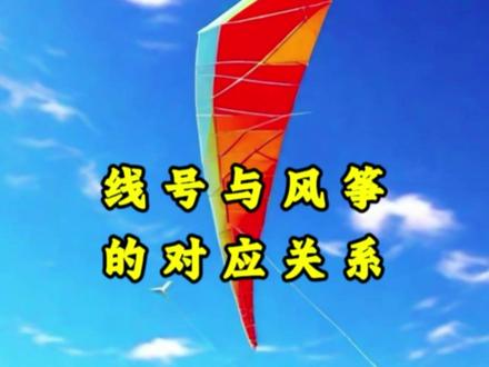 线号与风筝的对应关系 #明哥是个犟种 #纯纯新手放风筝掰饽饽说馅教程