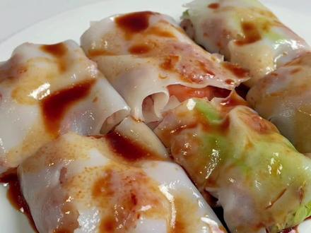 小白在家怎么做出爽滑不发黏的广东肠粉?#肠粉 #广东肠粉