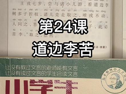 第24课 道边李苦 #小学生小古文100课 #老袁细讲小古文