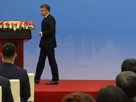 中法企业家会议马克龙讲话 #热点新闻事件 #外语学习