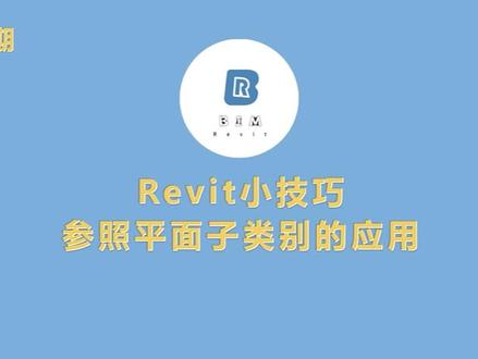 第一期:Revit中参照平面子类别的应用#BIM #Revit #建筑