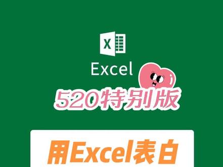 同事用Excel表白,对方哭了! 谁说Excel不懂浪漫?这个笛卡尔爱心函数你来试试!#情人节 #excel表格 #办公技巧 #520 #笛卡尔心形函数