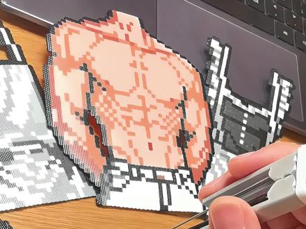 邪修拼豆大法#拼豆 #拼豆教程 #拼豆日常 #邪修 #种草计划