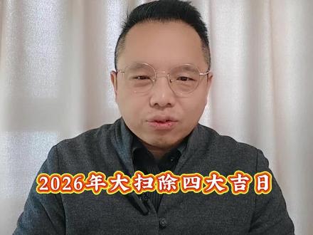 2026年大扫除4大吉日 #2026 #我要上热门🔥 #上热门 #大扫除