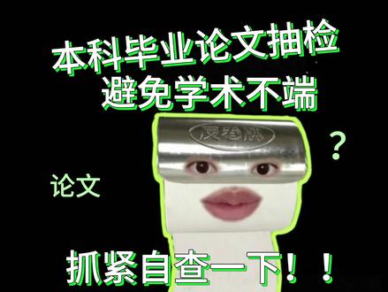 注意论文的抽检的几个方面,避免学术不端#毕业论文#大学生#godxie论文#学术干货#格式