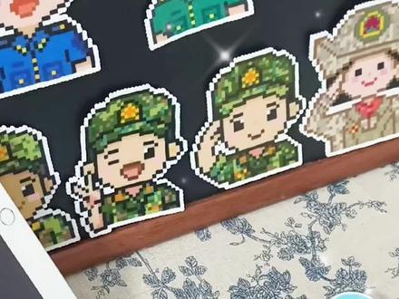 Q版卡通军人头像拼豆全过程👮🏻♀️
#拼豆
#拼豆教程
#军人卡通
#拼豆日常
#纪念礼物